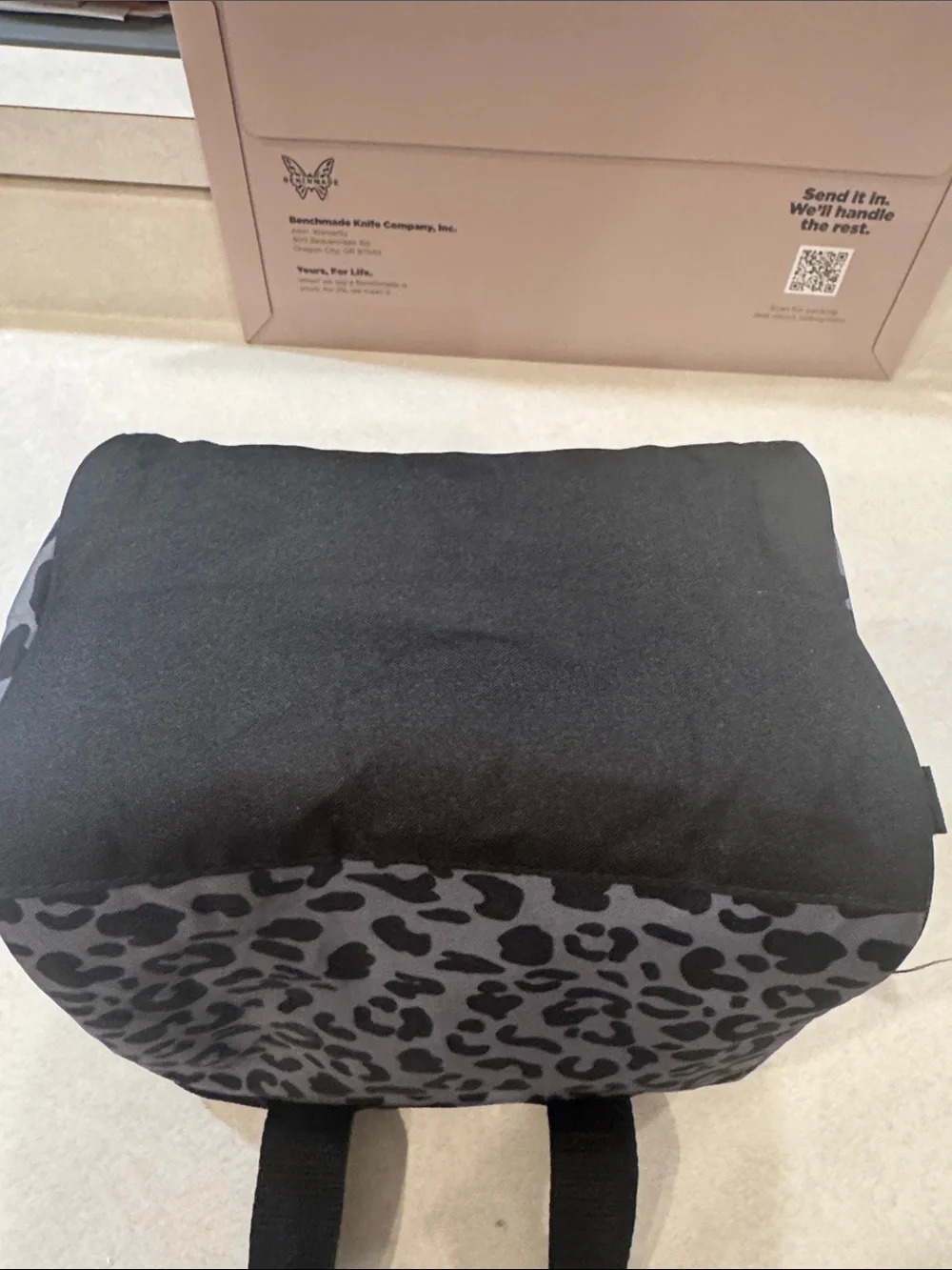 Fit + Fresh Gray Leopard Print Insulated Lunch Tote